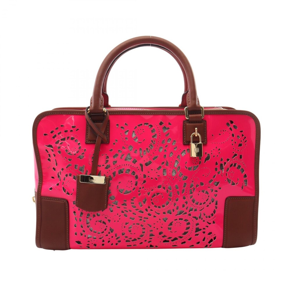 Loewe Amazona 36 Handbag Patent Leather #315207L91B